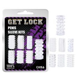 Прозрачный набор насадок на пенис Penis Sleeve Kits