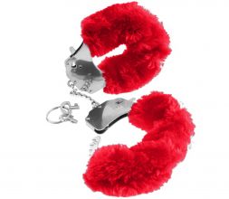 Красные наручники Original Furry Cuffs