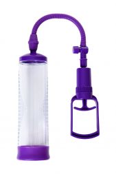 Фиолетовая вакуумная помпа для пениса Sexus Men Erection