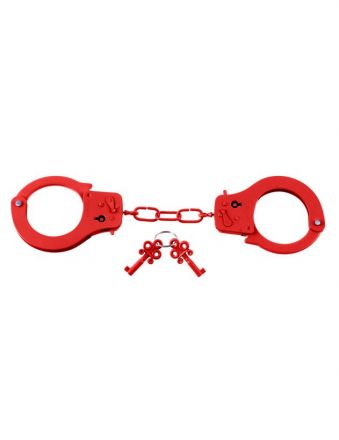 Красные наручники Designer Cuffs