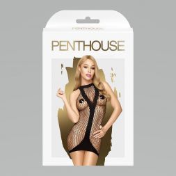Мини-платье Penthouse Ride or die в мелкую сетку