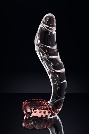 Нереалистичный фаллоимитатор Sexus Glass #912039