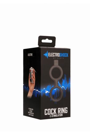 Двойное кольцо E-Stimulation Cock Ring with Ballstrap