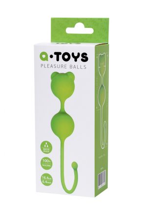 Зелёные вагинальные шарики A-Toys #764016