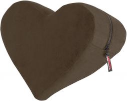 Малая кофейная подушка-сердце для любви Liberator Heart Wedge