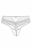 Белые эротические трусики Joan с жемчужной нитью размер 42-44