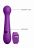 Фиолетовый вибромассажер Sexercise Kegel Wand